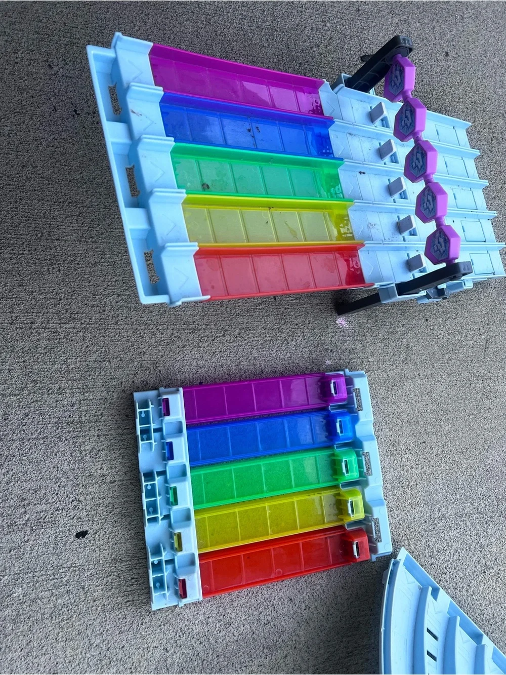 Hot Wheels Mario Kart Rainbow Road Race Track replacement parts